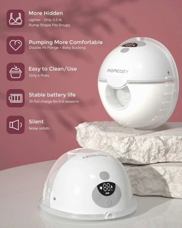 Momcozy M5 – Pompa Gjiri Portative (Double Pack)