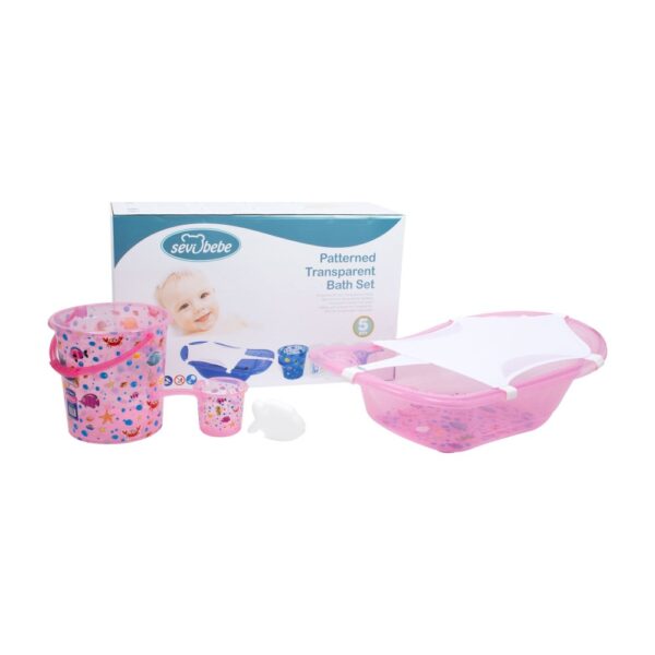 Seti i Banjos për Bebe me Dizajn Transparent (5 Pjesë)