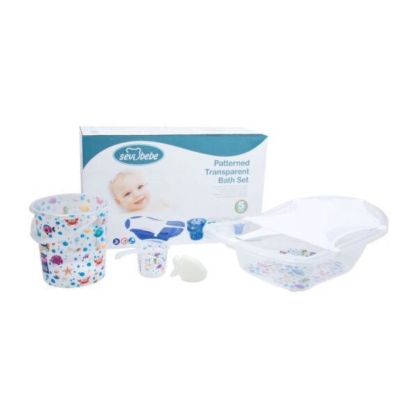 Seti i Banjos për Bebe me Dizajn Transparent (5 Pjesë)