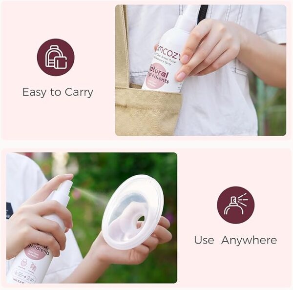 Momcozy Quick Clean Spray – Sprej Natyral për Pastrim të Shpejtë të Pompës së Gjirit dhe Aksesorëve