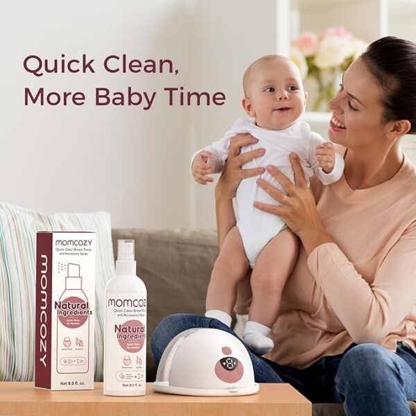 Momcozy Quick Clean Spray – Sprej Natyral për Pastrim të Shpejtë të Pompës së Gjirit dhe Aksesorëve