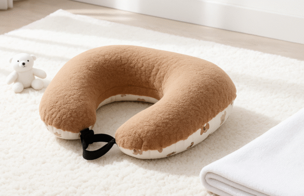 Jastëk Ushqyerjeje për Beba – Dizajn i Dyanshëm me Ariusha dhe Material Super të Butë