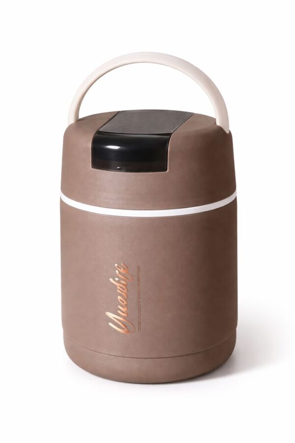 Kuti Termike Ushqimi Yummy – Ngjyrë Kafe me Dorezë Praktike