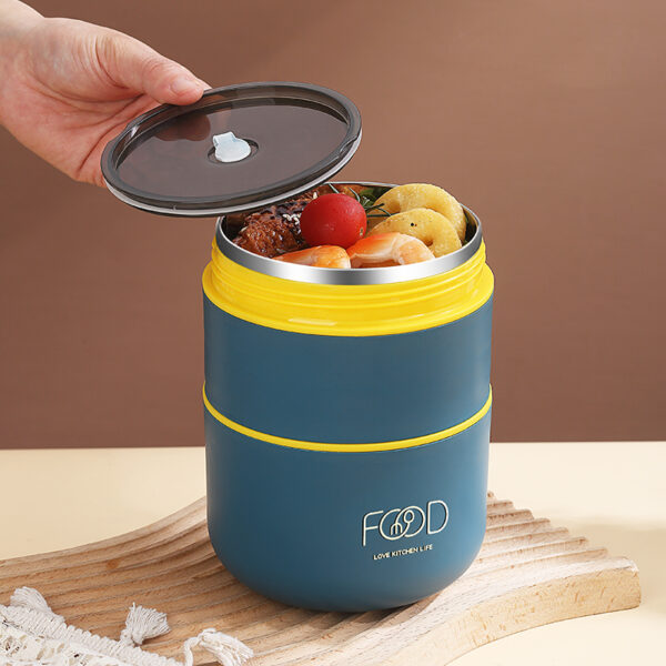 Kuti Termike Ushqimi FOOD me 2 Kate – Dizajn Modern & Praktik